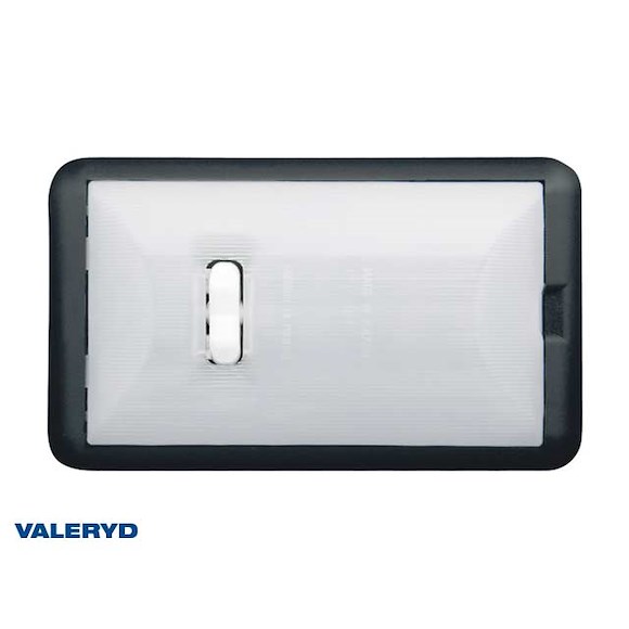 VALERYD Innerbelysning 135x80x26 svart med tryckknapp