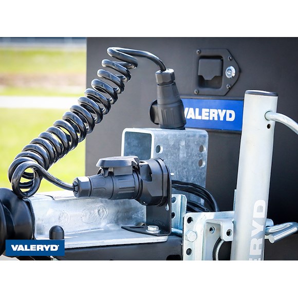 VALERYD Kabelsats 13-7 pol med stickdosa, spiralkabel och hållare