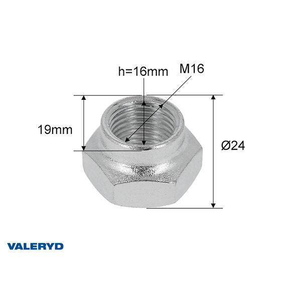 VALERYD Kronmutter M16x1,5 AL-KO