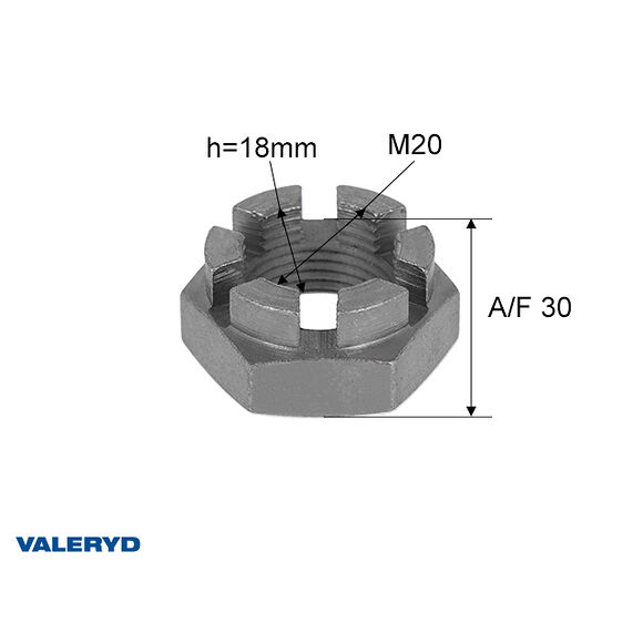 VALERYD Kronmutter M20x1,5