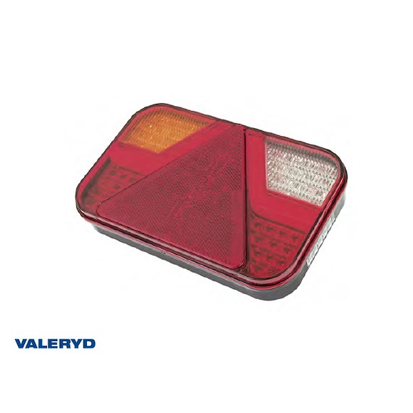 VALERYD LED Baklampa 7-funktionell med back-och dimljus Vä Ajba 12V 220x138x35,5mm