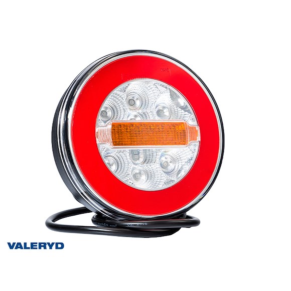 VALERYD LED Baklampa SCANDI-113 Valeryd Hö/Vä Ø140x50,5mm 12-24V  inkl 1m Kabel