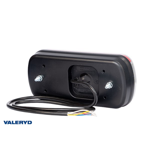 VALERYD LED Baklampa SCANDI-130 Valeryd Vä 220x100x50,5mm 12-24V  inkl 1m Kabel