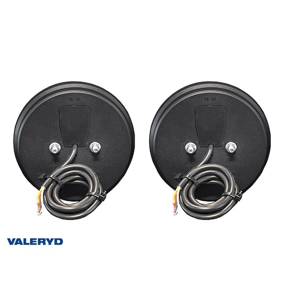 VALERYD LED Baklampa SCANDI-213 Valeryd Hö/Vä Ø140x35mm 12-24V inkl 1m Kabel (2-pack)  