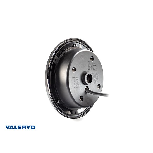 VALERYD LED Baklampa SCANDI-313 krom Valeryd Höger/Vänster Ø155x39mm 12-36V, 1m kabel
