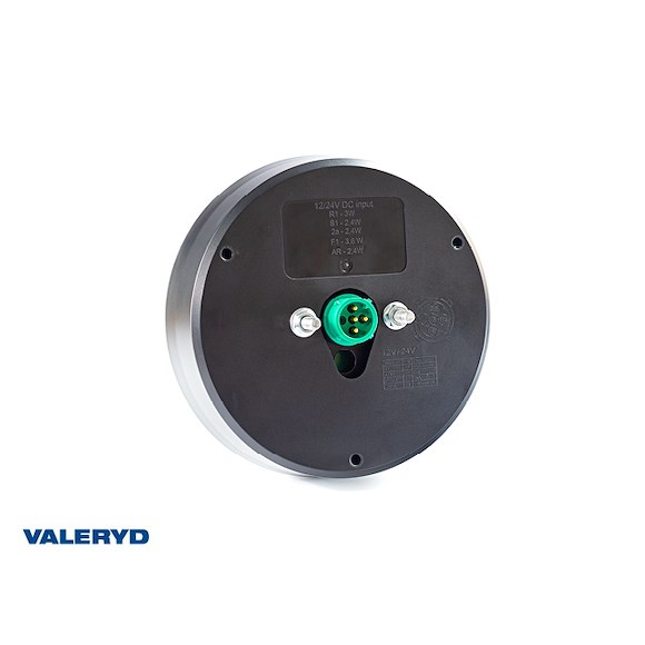 VALERYD LED Baklampa SCANDI-313 krom Valeryd Höger/Vänster Ø155x39mm 12-36V, bajonett 5-
