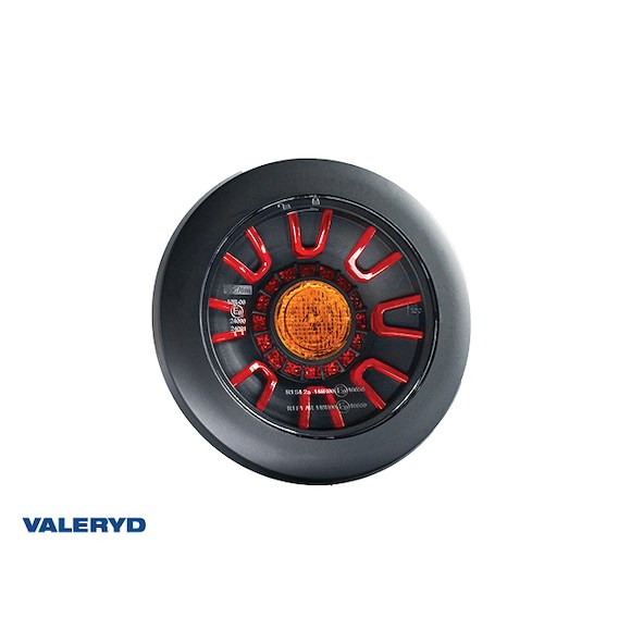VALERYD LED Baklampa SCANDI-313 svart Valeryd Höger/Vänster Ø155x39mm 12-36V, bajonett 5