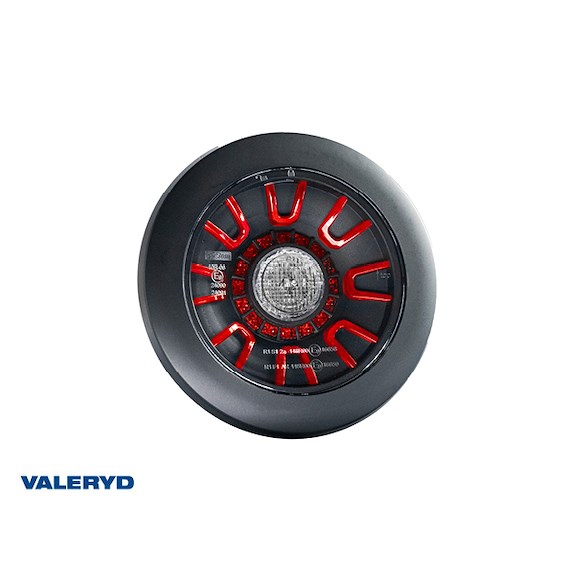 VALERYD LED Baklampa SCANDI-314 svart Valeryd Höger/Vänster Ø155×39mm 12-36V, bajonett 5-pol
