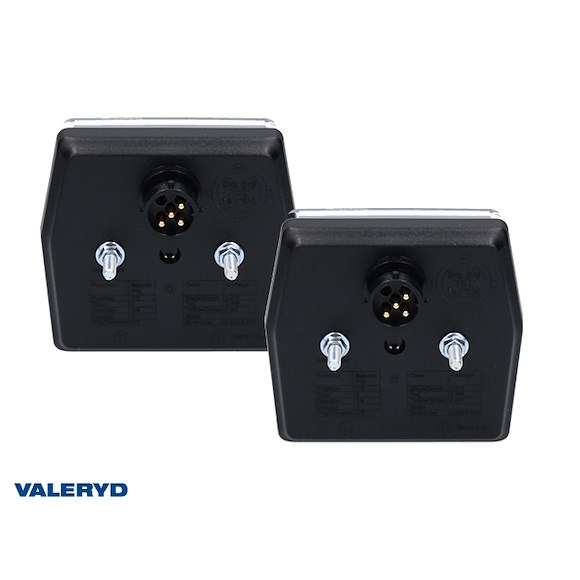 VALERYD LED Baklampa Valeryd Hö/Vä 99,7x92,7x30, skyltbelysning,bajonett 4(5)pol CC 45mm