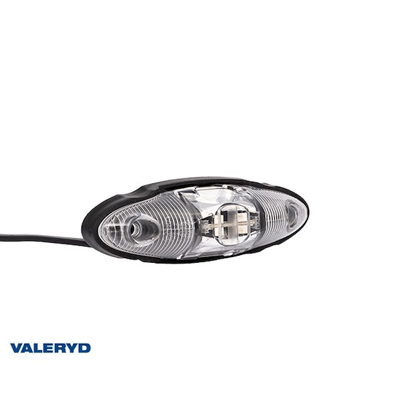VALERYD LED Breddmarkeringslykta 122x41x36mm röd/vit/gul 500mm kabel