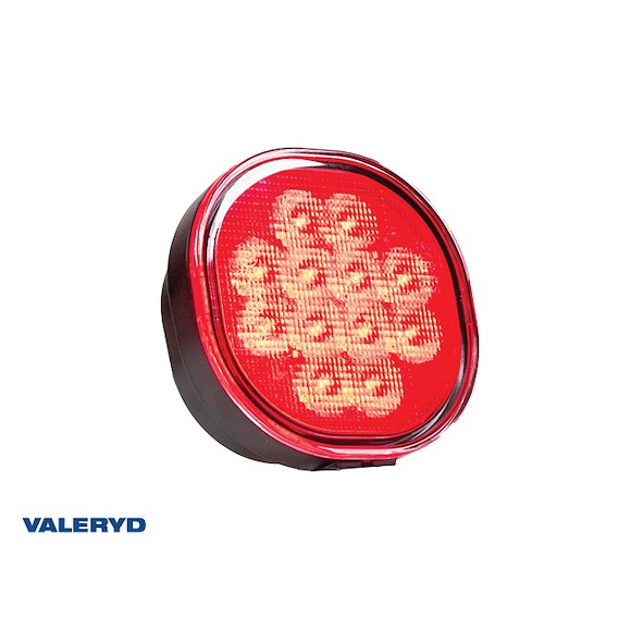 VALERYD LED Dimljuslampa 75x75x33x.2 . Superseal connector 0.5m . 2 x M5 skruvanslutning