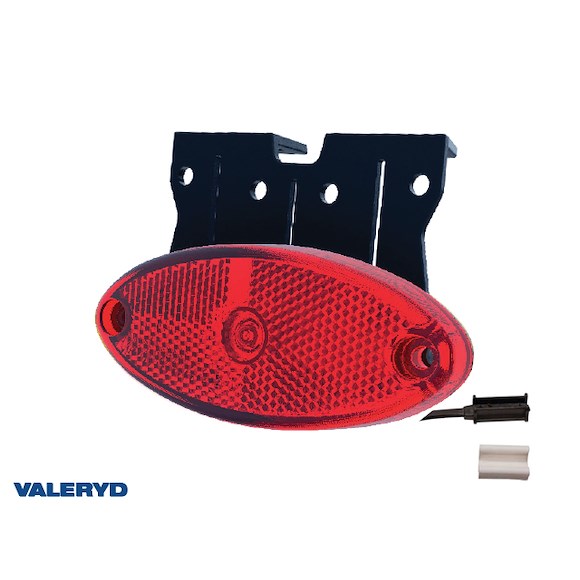 VALERYD LED Positionsljus Valeryd 102,4x74x37,8mm 12-36V röd  50cm kabel inkl. QS150 kon