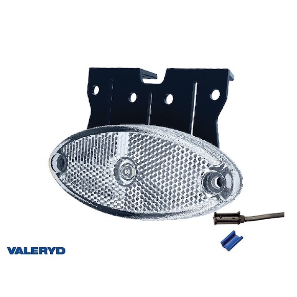 VALERYD LED Positionsljus Valeryd 102,4x74x37,8mm 12-36V vit 50cm kabel inkl. QS150 kont