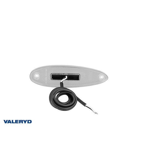 VALERYD LED Positionsljus Valeryd 129x38x11,4mm 12-36V Vit inkl. 1m Kabel
