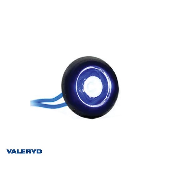 VALERYD LED Positionsljus Valeryd Ø32x17,2mm Blå 12-36V inkl. 0.15m Kabel