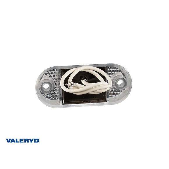 VALERYD LED Positionsljus Valeryd 65x28x18mm vit 12–36V, inkl. 150mm Kabel