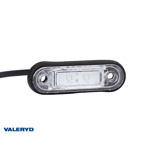 VALERYD LED Positionsljus Valeryd 80x24x18 röd 12-30V med reflex inkl. 450 mm kabel