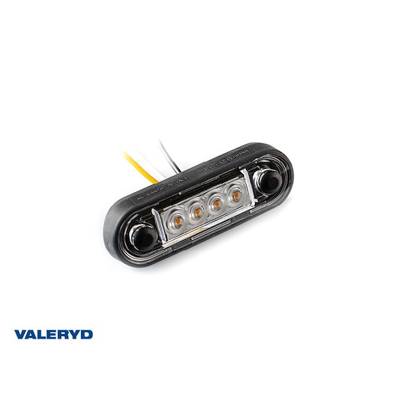 VALERYD LED Positionsljus Valeryd 84,2x27,7x12,8mm Vit/Gul 12-36V inkl. 150mm Kabel