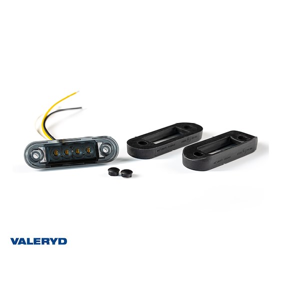 VALERYD LED Positionsljus Valeryd Arctic Night 84,2x27,7x12,8mm Vit/Gul 12–36V, inkl.150