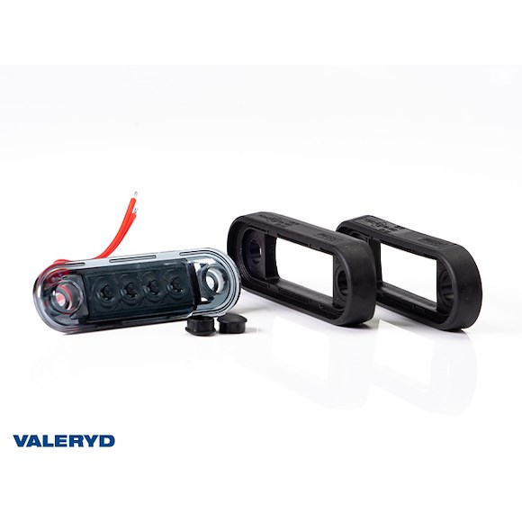 VALERYD LED Positionsljus Valeryd Arctic Night 84,2x27,7x12,8mm röd 12–36V DC, inkl. 150
