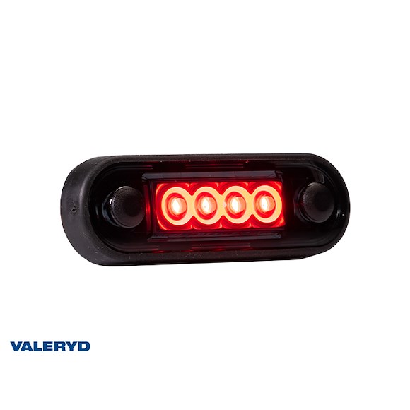 VALERYD LED Positionsljus Valeryd Arctic Night 84,2x27,7x12,8mm röd 12–36V DC, inkl. 150