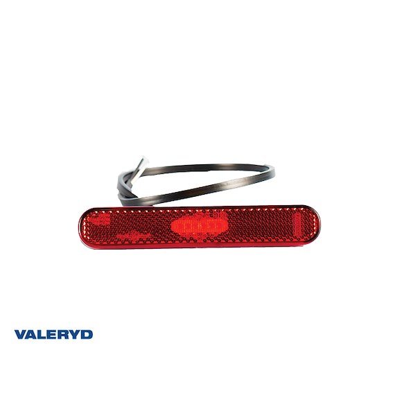 VALERYD LED Positionsljus Valeryd Röd med reflex 12-36V 0,5m kabel självhäftande