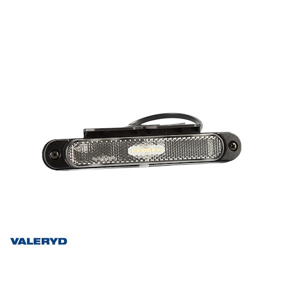 VALERYD LED Positionsljus Valeryd Valeryd vit med reflex 12-36V 0,5m kabel med hållare