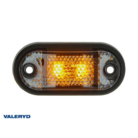 VALERYD LED Sidomarkeringsljus Valeryd Arctic Night gul 12-36V 0,15m kabel 