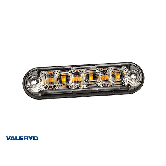 VALERYD LED Varningsljus Valeryd gul 12-36V 4 program 0,15 m kabel