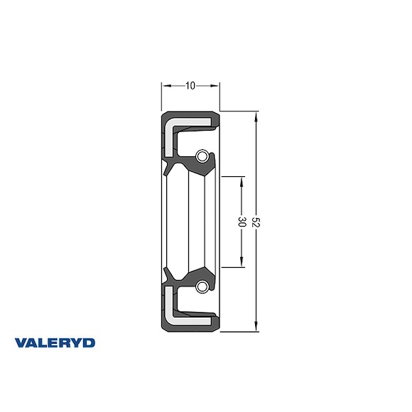 VALERYD Navtätning 30x52x10