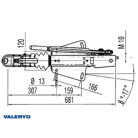 VALERYD Påskjutare AL-KO 161 S 950-1600 kg