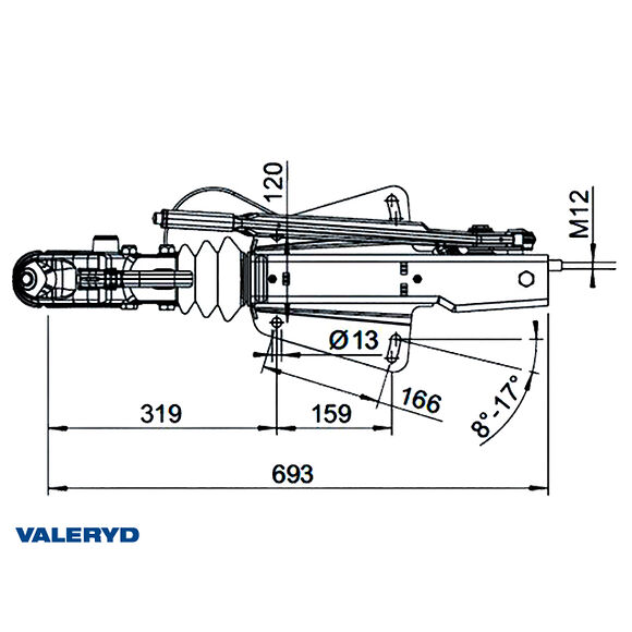 VALERYD Påskjutare Al-ko 251G utf. C, 1.500-3.000 kg