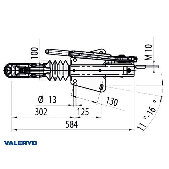 VALERYD Påskjutare AL-KO 90 S/3 Fyrkantsinfästning 60x60 750-1000kg