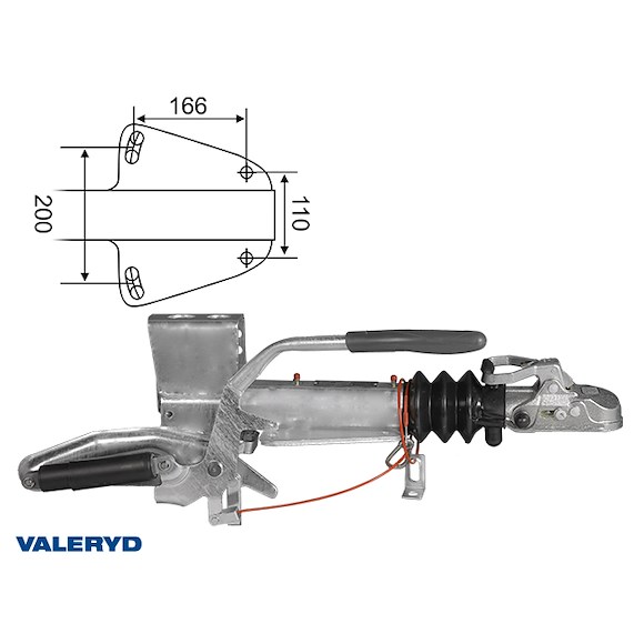 VALERYD Påskjutsbroms Knott KF13-C 750-1300 kg