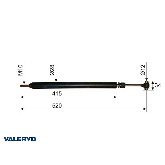 VALERYD Påskjutsdämpare AL-KO 200 V CC 520