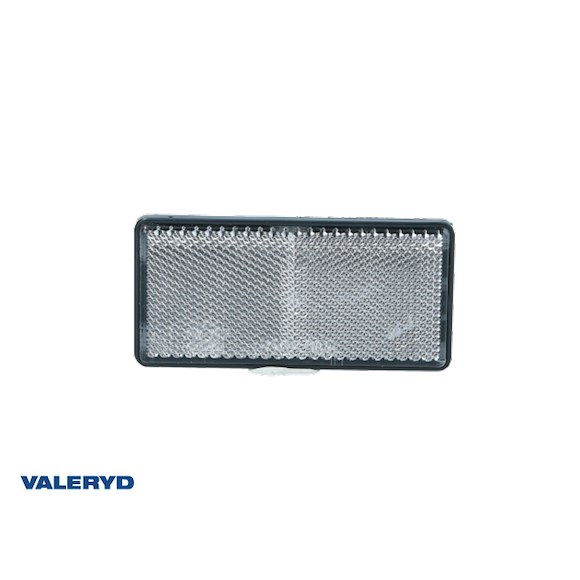VALERYD Rektangulär reflex Radex självhäftande vit 103x51 mm