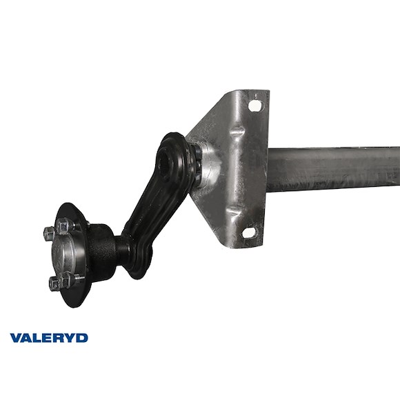 VALERYD Släpvagnsaxel Obromsad 750 Kg 1100/1520 4x100