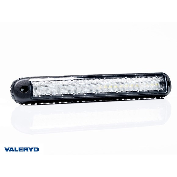 VALERYD Universal LED Baklampa klar Valeryd 2-funktionell, dimljus/backljus 12/24V 1m kabel, Vit/Röd