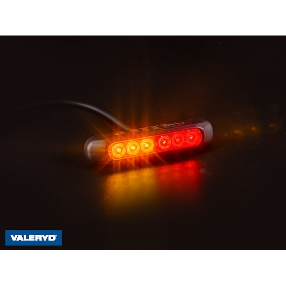 VALERYD Universal LED-baklampa Valeryd 3-funktionell Stopp/Position/Blinkers,12/24V, 1m 