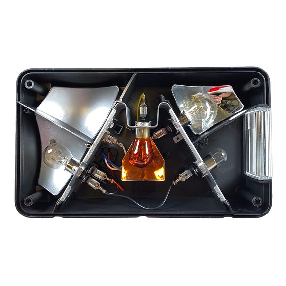   Baklampa Aspöck Multipoint 5 Vänster L238xB140xH55 till 5-pol bajonettanslutning