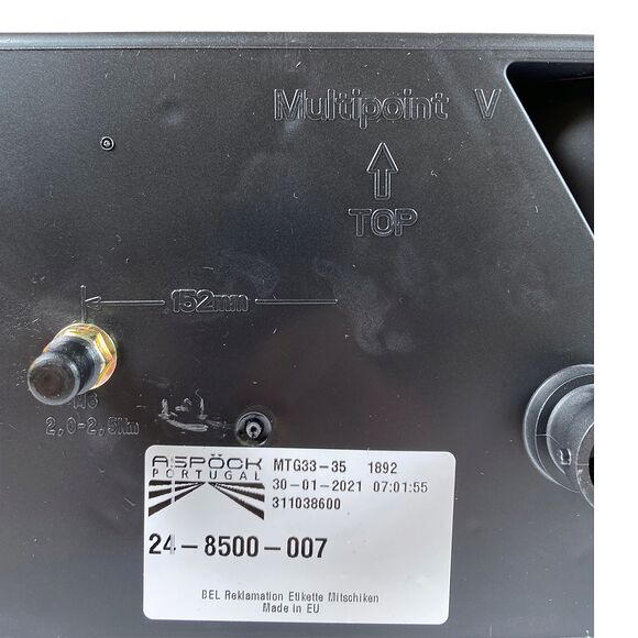   Baklampa Aspöck Multipoint 5 Vänster L238xB140xH55 till 5-pol bajonettanslutning