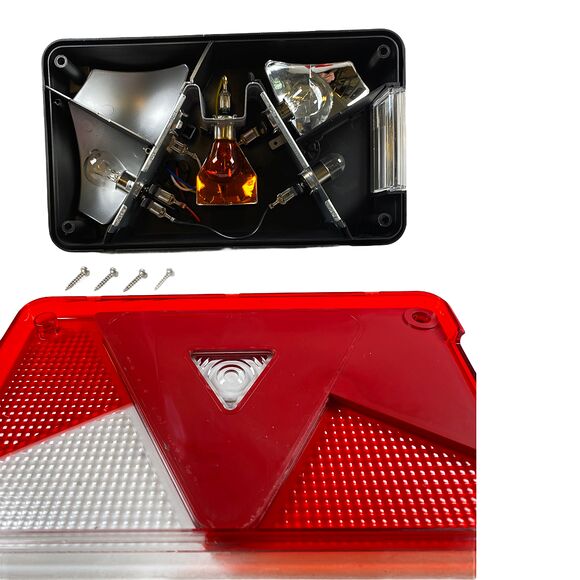   Baklampa Aspöck Multipoint 5 Vänster L238xB140xH55 till 5-pol bajonettanslutning