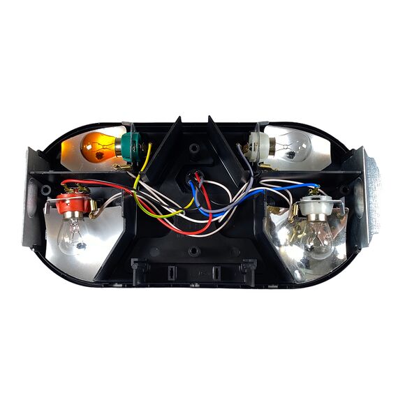 VALERYD Baklampa Jokon Vänster L283xB135xH60 med triangelreflex. Bajonettanslutning