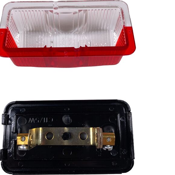 VALERYD Breddmarkeringslykta vit/röd Jokon L78xB43xH31