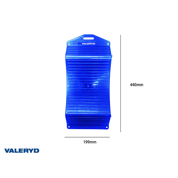 VALERYD Däckplatta 440x199mm blå (4-pack)