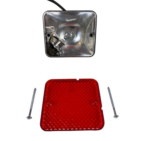 VALERYD Dimljuslampa L85xB75xH57, kabel 300mm, 2 x M5 skruvanslutning