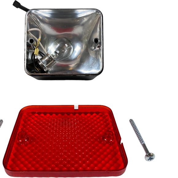 VALERYD Dimljuslampa L85xB75xH57, kabel 300mm, 2 x M5 skruvanslutning