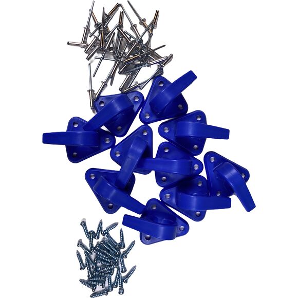 VALERYD Fästkrok till lastnät med skruv (10-pack)