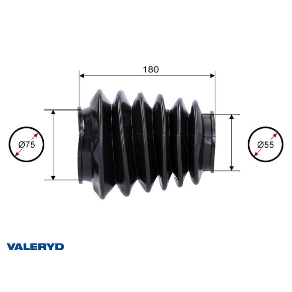 VALERYD Gummibälg Peitz AK3508 60/75