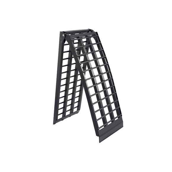 VALERYD Lastramp aluminium svart 2380x450mm, vikbar: 1230x450mm, 680 kg